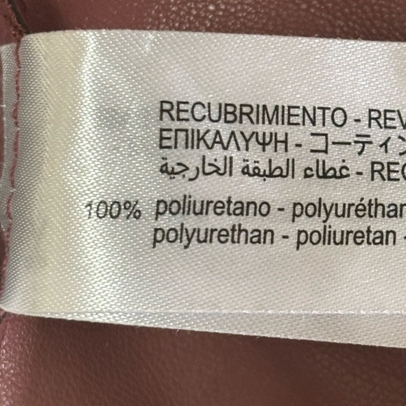 ZARA PLEATED FAUX LEATHER RUFFLE HIGH WAISTED COWBOY BROWN WESTERN SKIRT SZ S - Picture 10 of 11